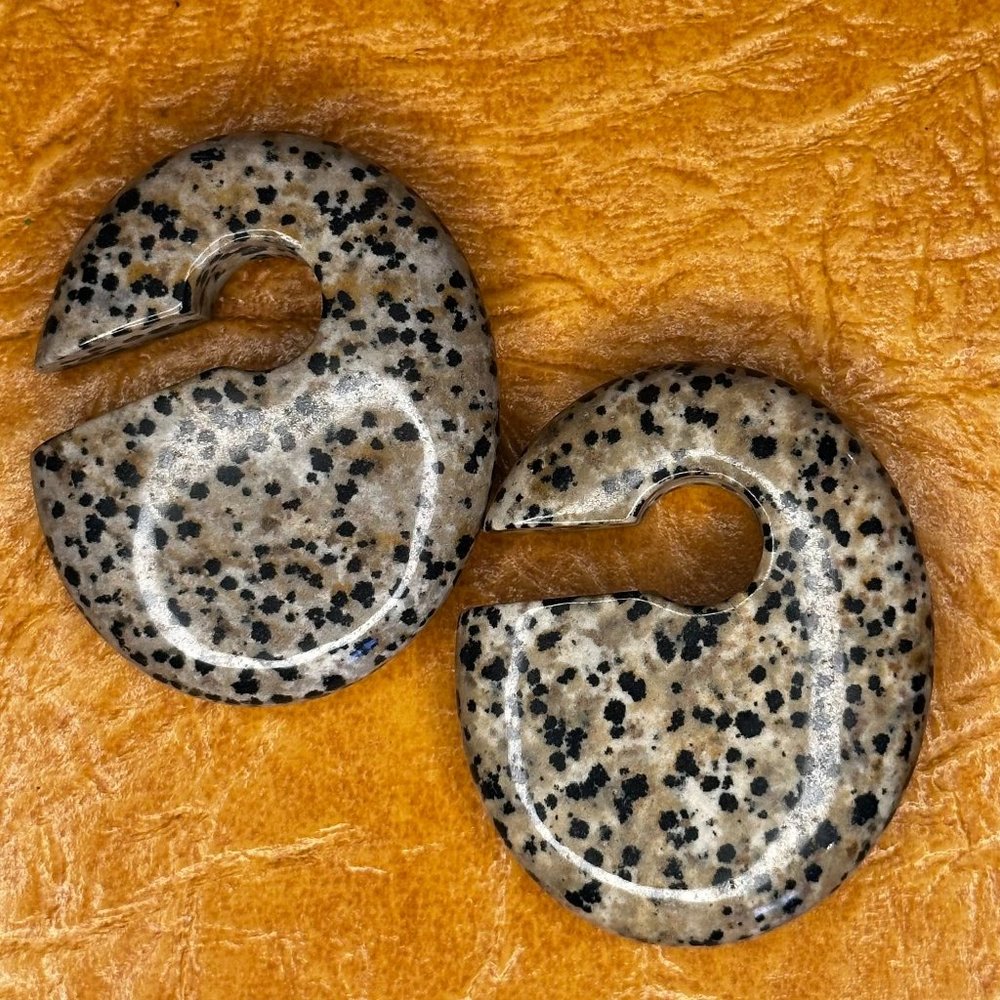 Stone Dewdrop Ear Weights